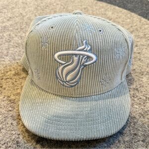 Miami Heat Corduroy Hat size 7.5